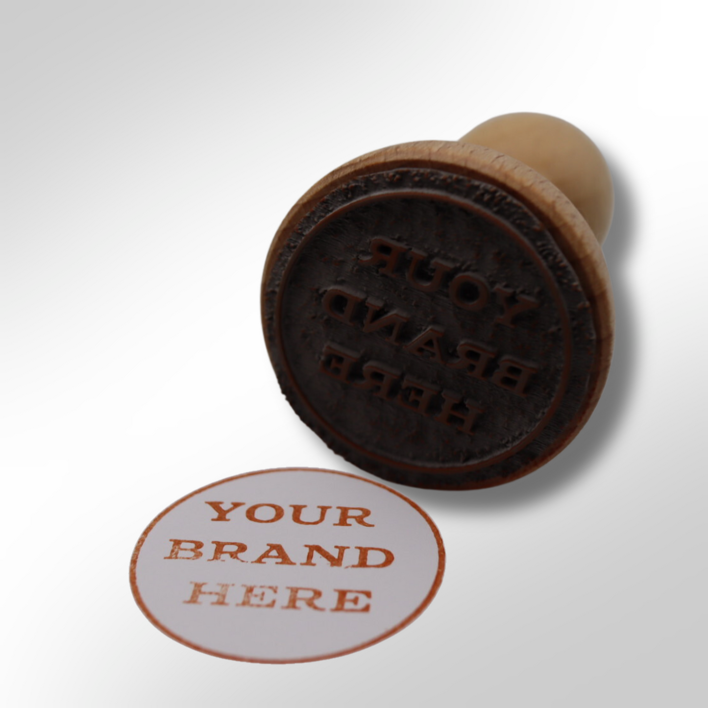 Custom Rubber Stamp Round