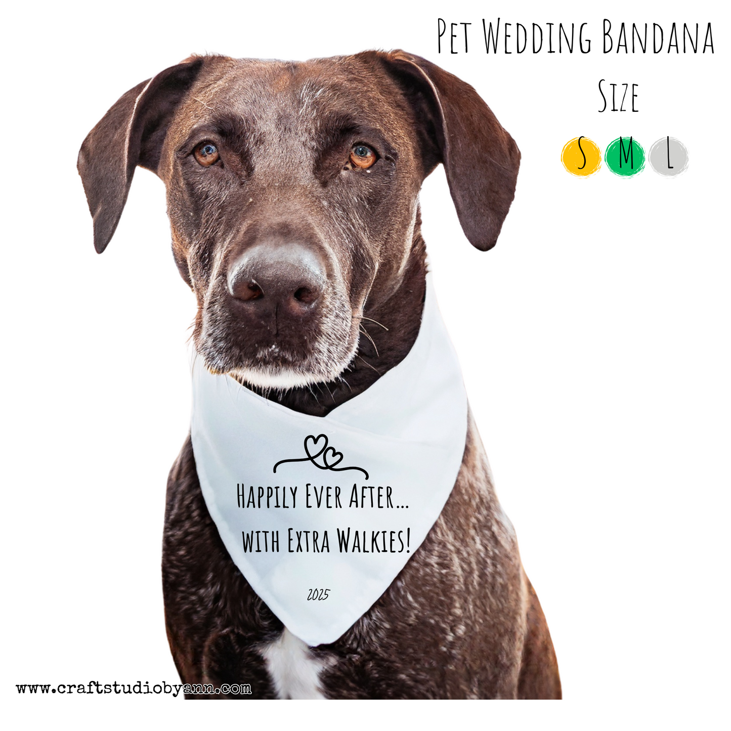 Pet Wedding Bandana