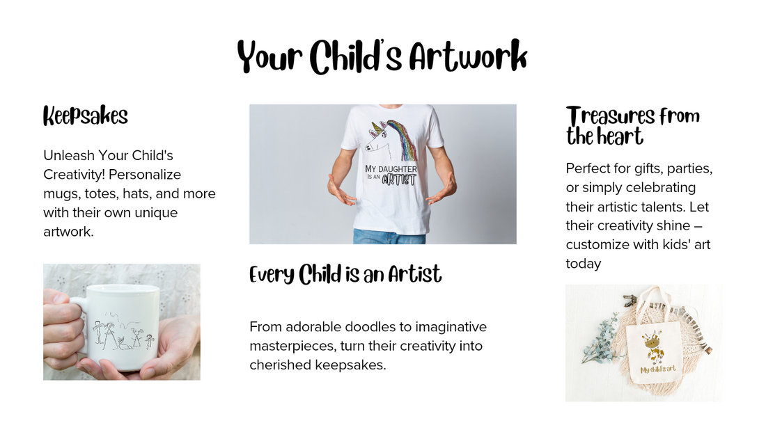 Turn Your Child's Artwork into Personalized Gifts and Unique Keepsakes