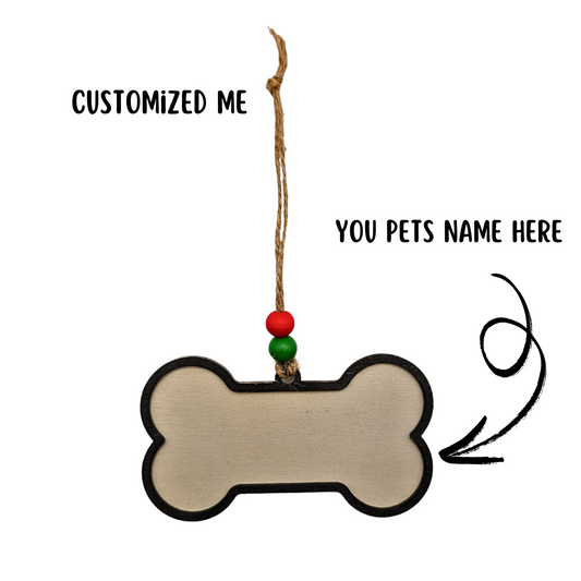 Doggy Bone Christmas Ornament